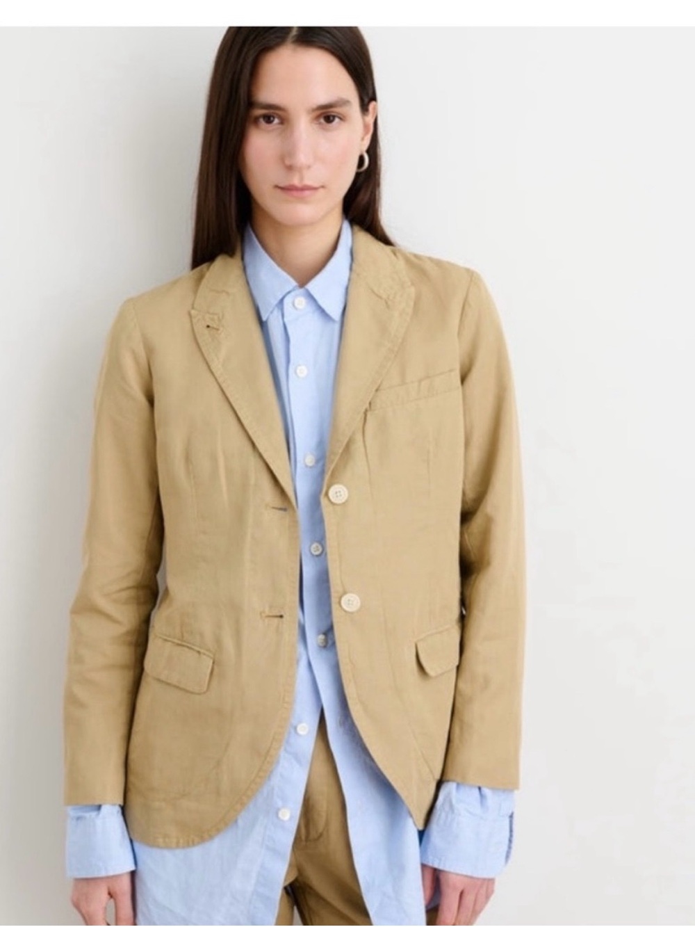 Alex Mill Cotton Boy Tan Blazer Jacket